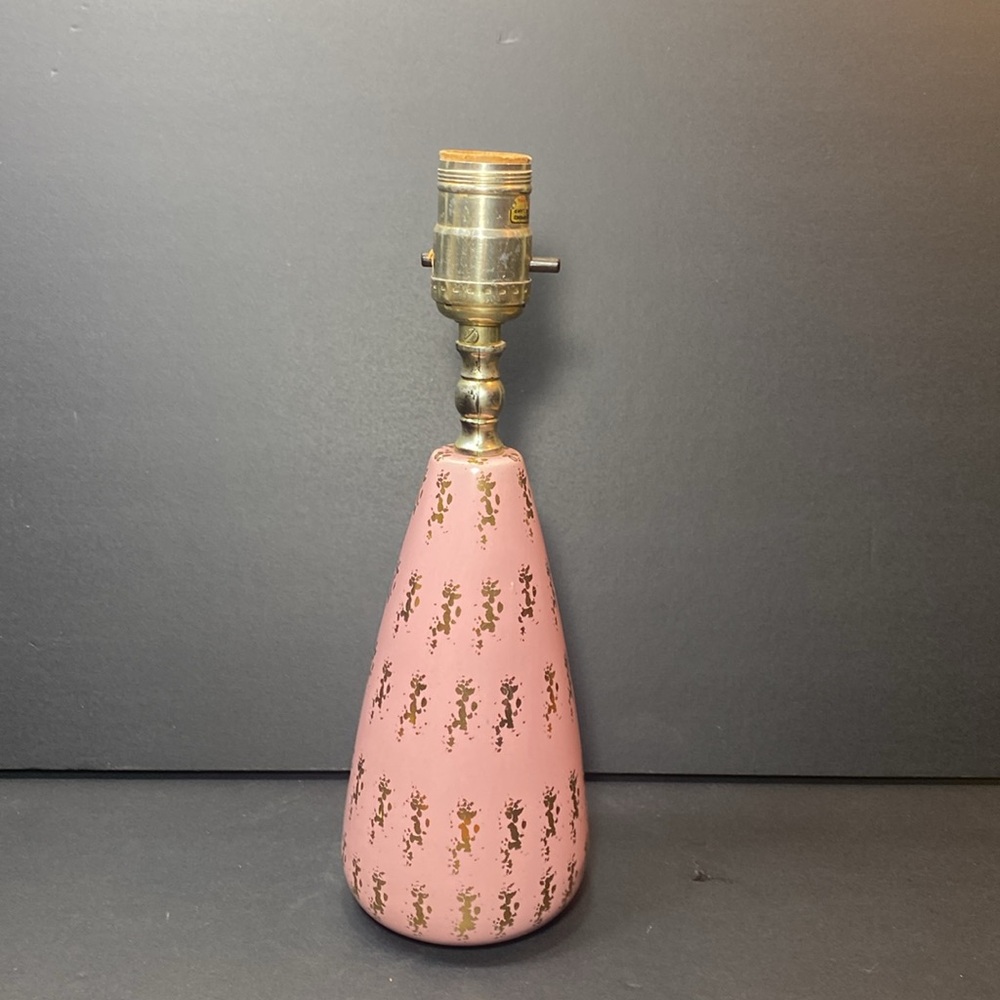 MCM Lamp - Hollywood Regency Pink & Gold
